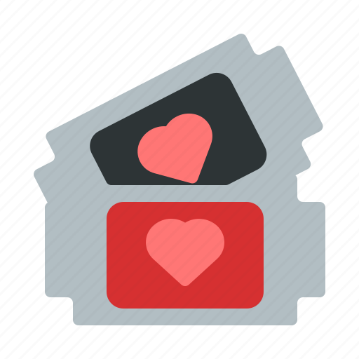 Love, valentine, heart, couple, romance, wedding, tickets icon - Download on Iconfinder