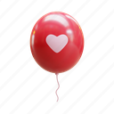valentine, balloon, romantic, heart, romance 