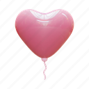 valentine, heart, balloon, romantic, romance 