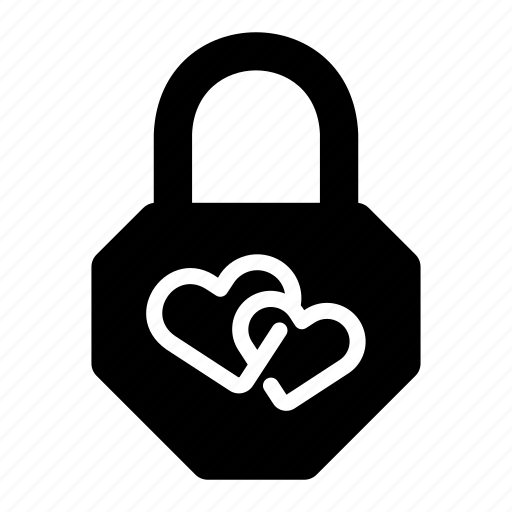 Heart, lock, padlock, valentines, day icon - Download on Iconfinder