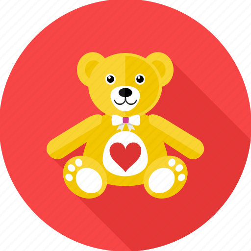 Bear, gift, love, soft toy, softtoy, teddy, valentine gift icon - Download on Iconfinder