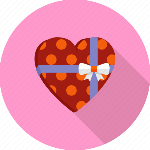 Gift, heart, love, valentine, present, romantic, wedding icon - Download on Iconfinder