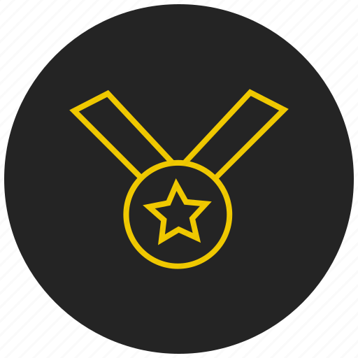 Achievement, award, badge, medal, prize, ribbon badge, winner icon - Download on Iconfinder