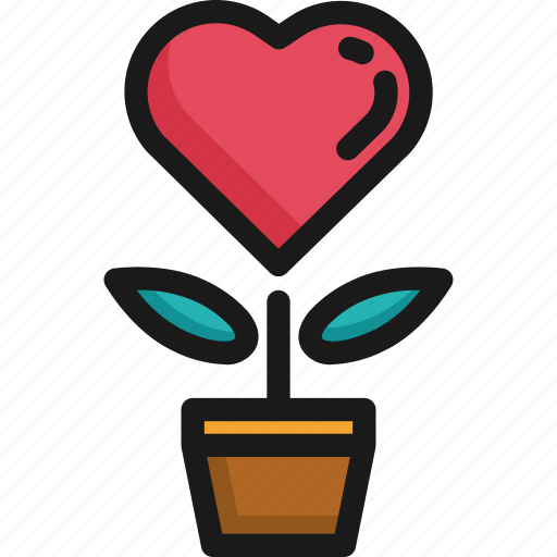 Heart, love, plant, romance, romantic, tree, valentine icon - Download on Iconfinder