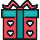 box, decoration, gift, holiday, love, ribbon, valentine