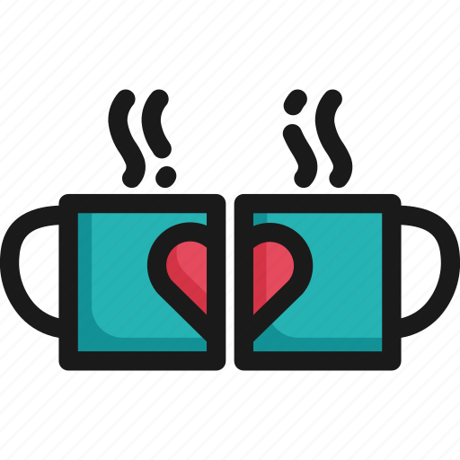 Beverage, cafe, coffee cup, drink, espresso, heart, hot icon - Download on Iconfinder