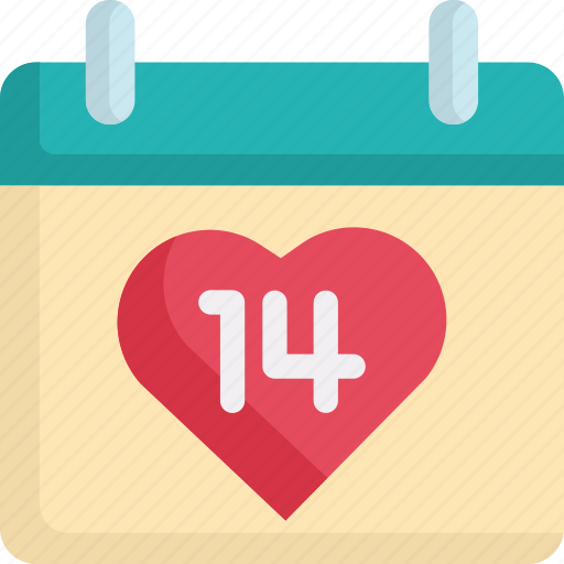 14th, calendar, date, event, holiday, reminder, valentine icon - Download on Iconfinder
