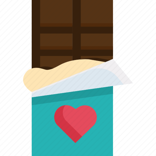 Bar, chocolate, cocoa, dessert, sweet, tasty, valentine icon - Download on Iconfinder