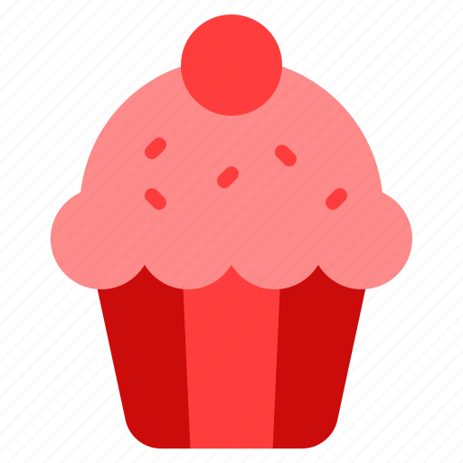 Cupcake, valentine, valentines, wedding, heart, gift, favorite icon - Download on Iconfinder