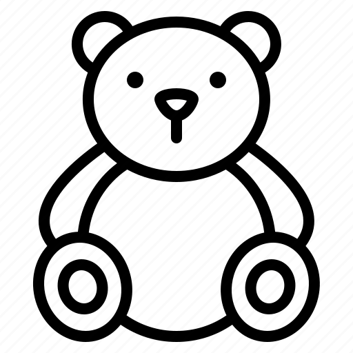 Teddy, bear, face, teddy bear, emoticon, baby, cute icon - Download on Iconfinder