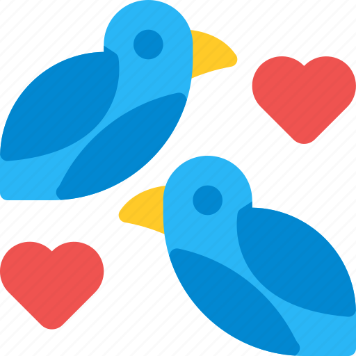 Valentine, valentine day, love, birds, bird, heart icon - Download on Iconfinder