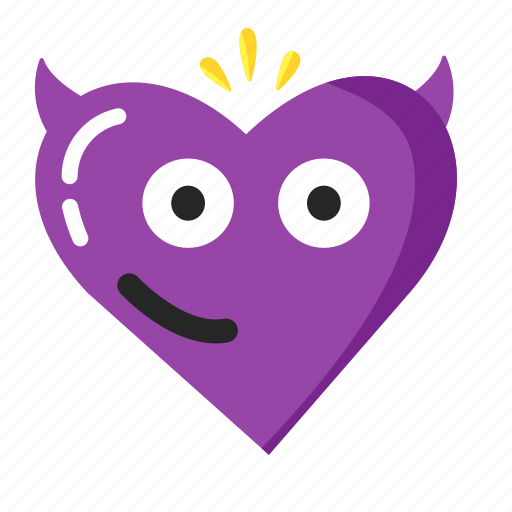 Valentine, emoji, gift, february, couple, funny, devil icon - Download on Iconfinder