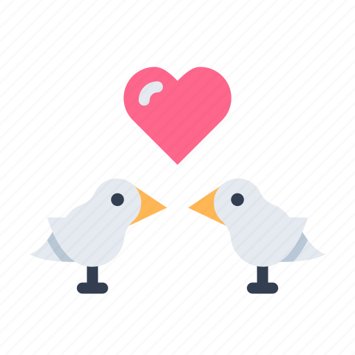 Valentine, heart, love, animal, bird icon - Download on Iconfinder