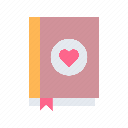 Valentine, heart, love, book, diary icon - Download on Iconfinder