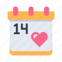 valentine, heart, love, calendar, event, date