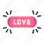 valentine, heart, love, label, tag 
