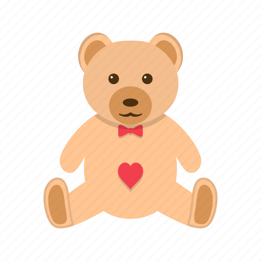 Bear, teddy, toy, valentines gift icon - Download on Iconfinder