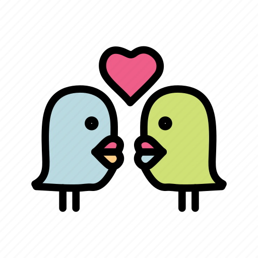 Romance bird, bird, animal, love, valentine icon - Download on Iconfinder