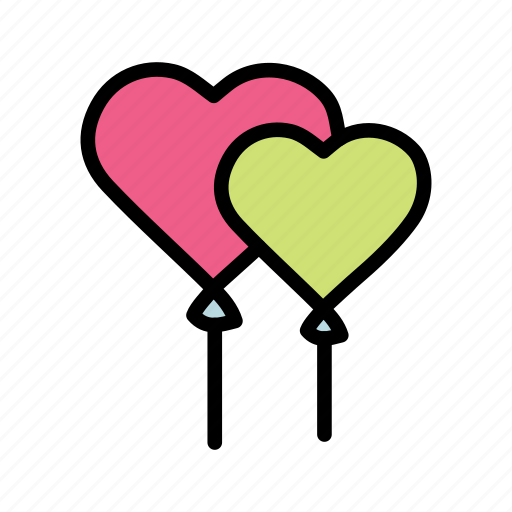 Balloon, celebration, party, love, valentine icon - Download on Iconfinder