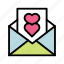 email heart, heart, love, valentine, romance 