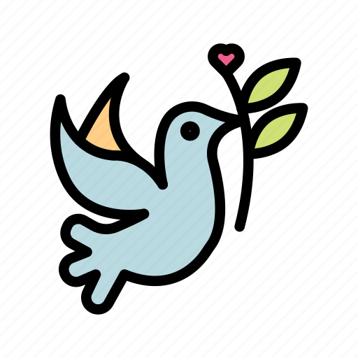 Bird, fly, animal, love, heart, valentine icon - Download on Iconfinder