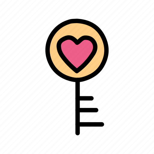 Key, lock, unlock, love, valentine icon - Download on Iconfinder