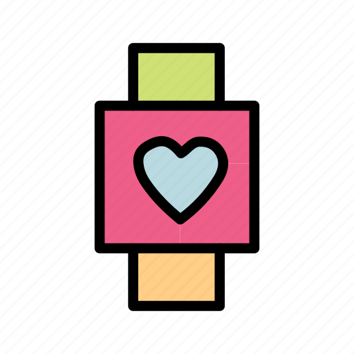 Watch, clock, heart, love, valentine icon - Download on Iconfinder
