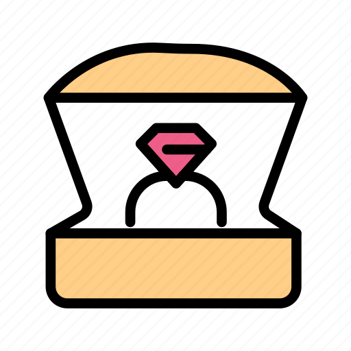 Ring, wedding, heart, love, valentine icon - Download on Iconfinder