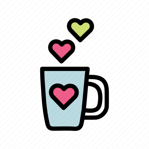 Cup, coffee, love, heart, valentine icon - Download on Iconfinder