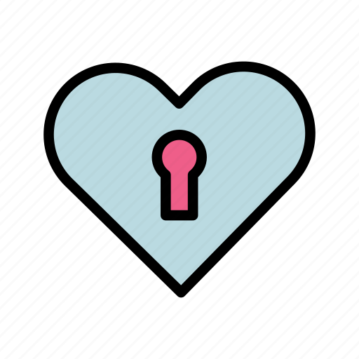 Heart lock, heart, love, valentine, romance icon - Download on Iconfinder