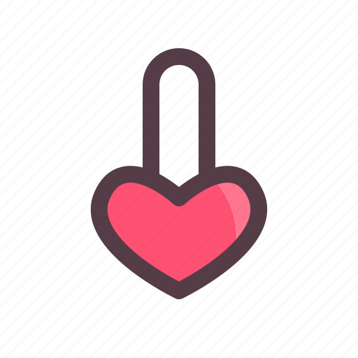 Valentine, heart, love, lock icon - Download on Iconfinder