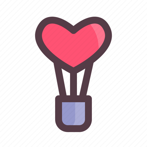Valentine, love, balloon, heart icon - Download on Iconfinder