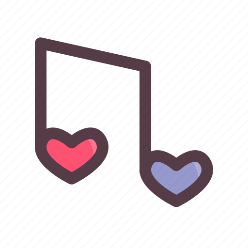 Valentine, music, love, heart icon - Download on Iconfinder