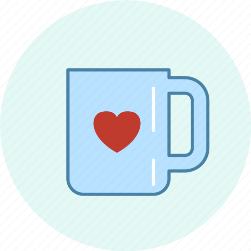 Mug, valentine, heart, love icon - Download on Iconfinder