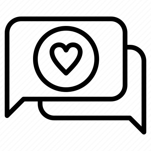 Chat, conversation, dating, love, valentine icon - Download on Iconfinder