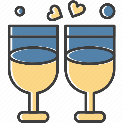 Alcohol, glass, valentine, wine icon - Download on Iconfinder
