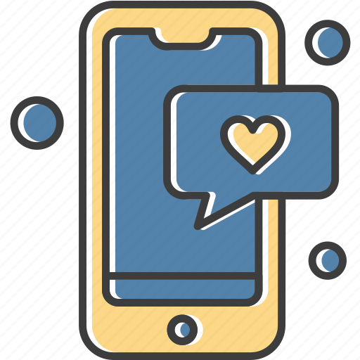 Chat, love, mobile, phone, valentine icon - Download on Iconfinder