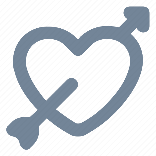 Lovestruck, love, heart, falling in love, arrow icon - Download on Iconfinder