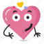 valentine, heart, pink, couple, love, emoji, romance 