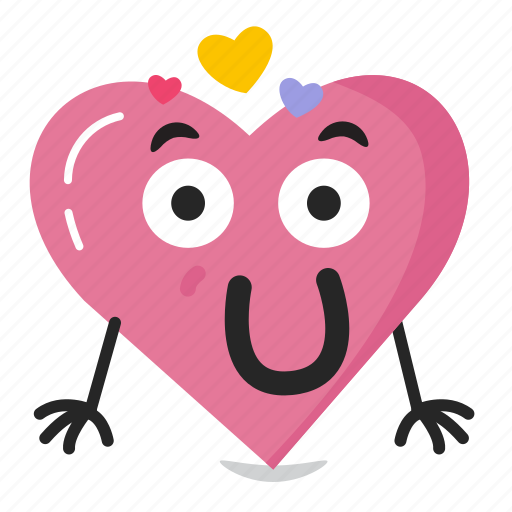 Valentine, heart, pink, couple, love, emoji, romance icon - Download on Iconfinder