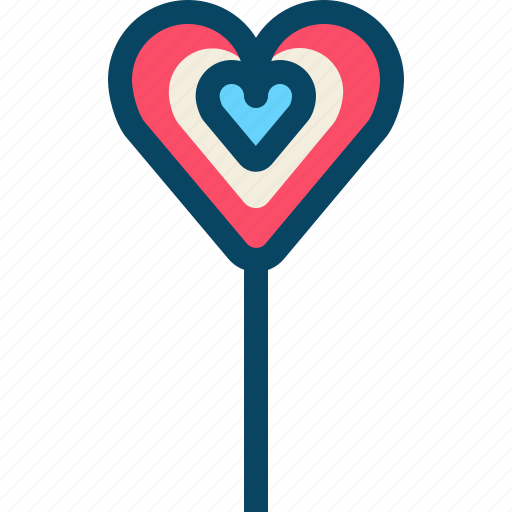 Gift, heart, lollipop, love, sweet, valentine icon - Download on Iconfinder