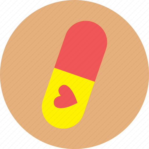 Capsule, dose, heart, love, medicine, valentine icon - Download on Iconfinder