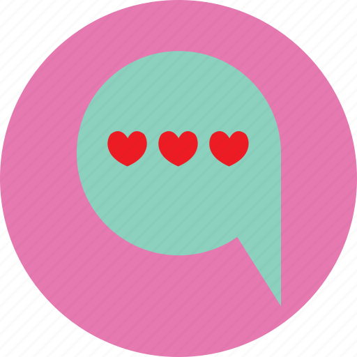 Chat, coversastion, heart, love, propose, valentine icon - Download on Iconfinder