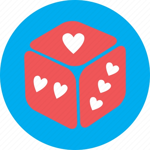 Dice, game, heart, love, ludo, valentine icon - Download on Iconfinder
