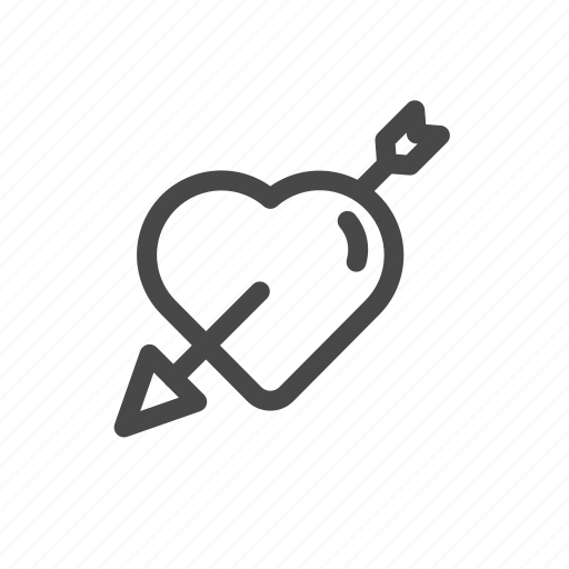 Fall in love, heart, love, outline, romance, romantic, valentine icon - Download on Iconfinder