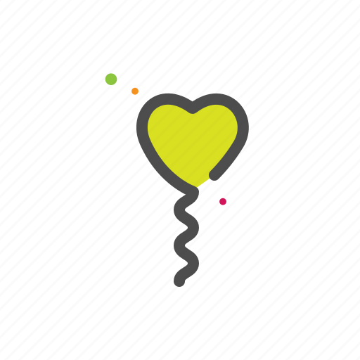 Ballon, heart, love, lovers, passion, valentine icon - Download on Iconfinder