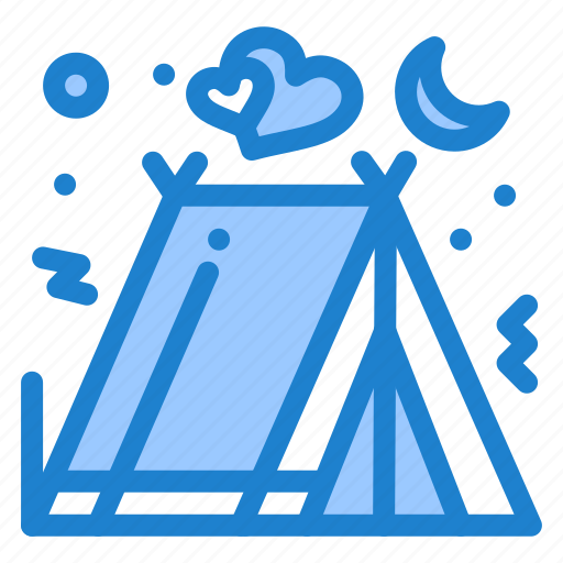 Camping, holidays, love, tent icon - Download on Iconfinder