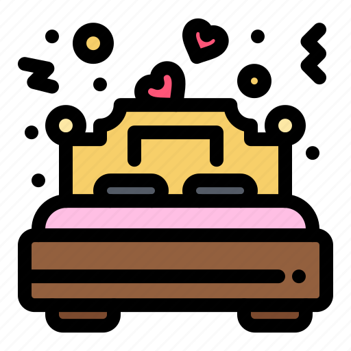 Bed, love, married, romance, wedding icon - Download on Iconfinder