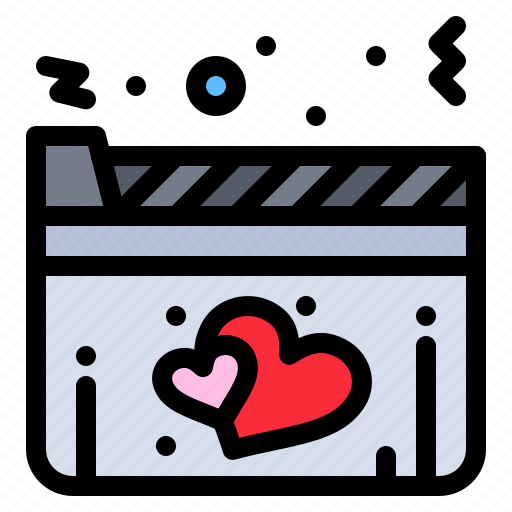 Film, heart, love, movie icon - Download on Iconfinder