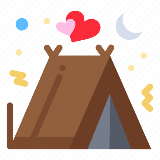 Camping, holidays, love, tent icon - Download on Iconfinder